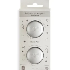 Il Bucato di Adele Bianco Puro Profumatore riutilizzabile per l'asciugatrice, 2 x 45g