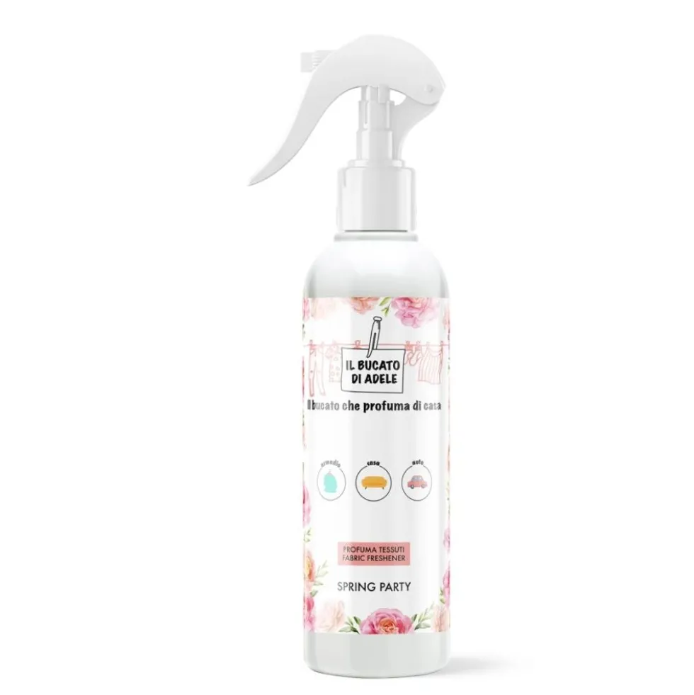 Il Bucato di Adele Spring Party Spray per tessuti per profumare i capi e la biancheria, 250 ml