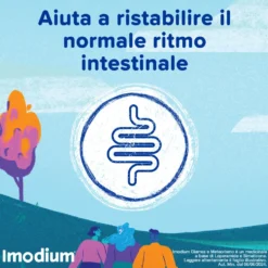 Imodium Diarrea e Meteorismo, 12 Compresse