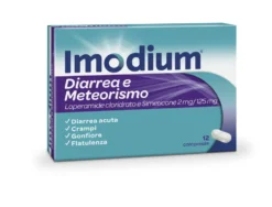 Imodium Diarrea e Meteorismo, 12 Compresse