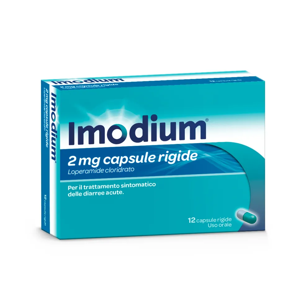 Imodium Diarrea Occasionale Acuta, 12 Compresse