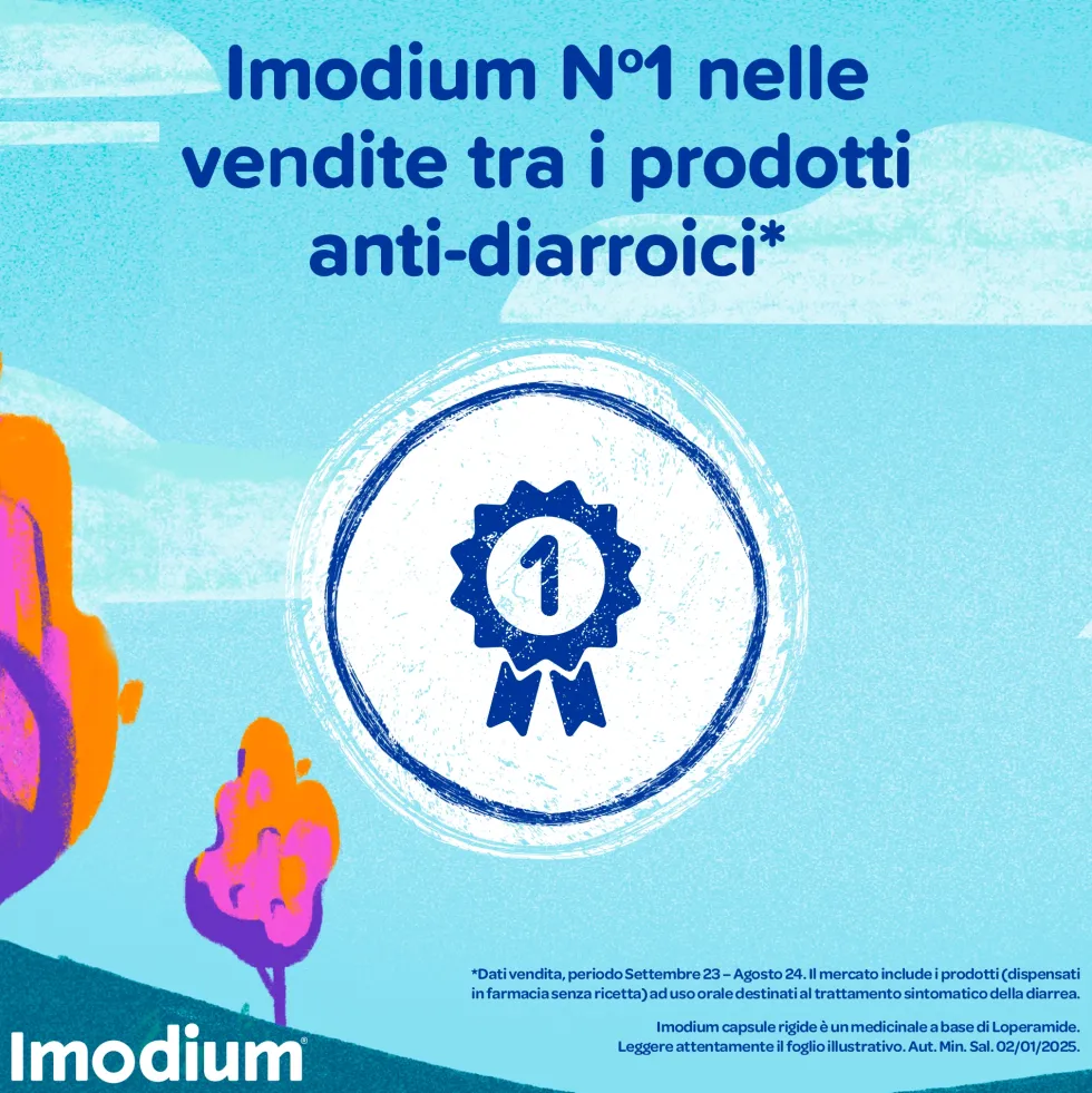 Imodium Diarrea Occasionale Acuta, 12 Compresse