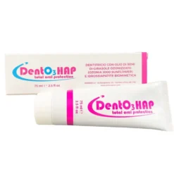 Innovares DentO3 HAP Dentifricio all'Olio di Semi di Girasole Anti-Macchie Anti-Erosione Smalto, 75ml