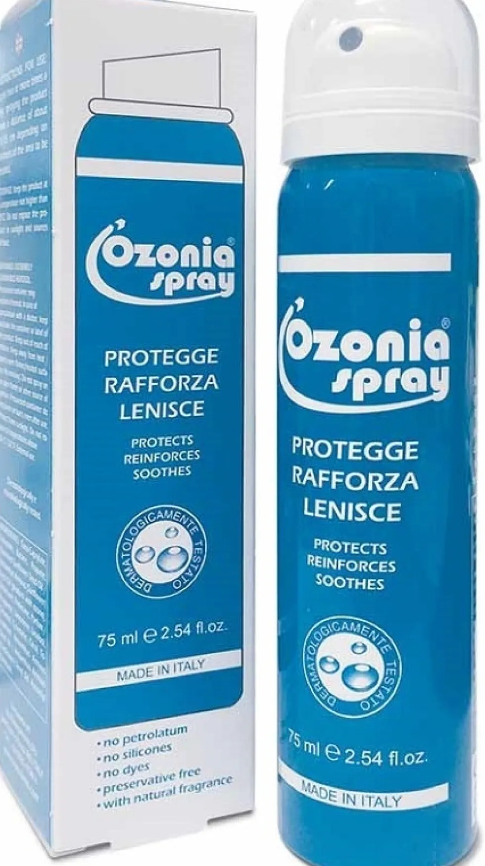 Innovares Ozonia Spray Olio Secco al 12% di Olio di Semi di Girasole Benessere Cute, 75ml