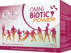 Institut Allergosan OmniBiOTiC - Power Integratore con Probiotici Prebiotici e Magnesio, 28 Bustine