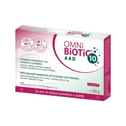 Institut Allergosan Omni Biotic 10 AAD - Integratore per la flora intestinale, 10 bustine da 5 g