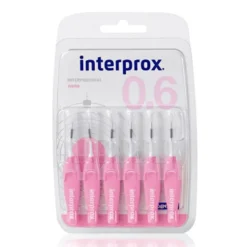 Interprox Nano - Scovolino interdentale da 0,6 mm per la rimozione della placca, 6 pezzi