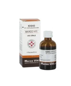 Iodio Os Soluz Mv 2%/2,5% Soluzione Orale Antisettica e Disinfettante, 25ml