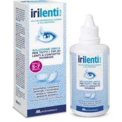 Irilenti Plus Soluzione Unica tutti i tipi di Lenti a Contatto Morbide, 100ml