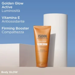 ISDIN Fotoprotector - Body Glow SPF30 Protezione Solare Corpo Leggera Illuminante, 200ml