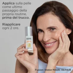 ISDIN Fotoprotector - Fusion Water MAGIC Repair SPF 50 Protezione Solare Viso Idratante Anti-Age, 50ml