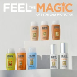 ISDIN Fotoprotector - Fusion Water MAGIC Repair SPF 50 Protezione Solare Viso Idratante Anti-Age, 50ml