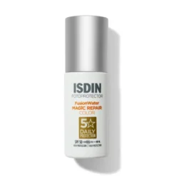 Isdin Fotoprotector Fusion Water Magic Repair Color SPF 50 - Solare colorato per il viso, 50 ml