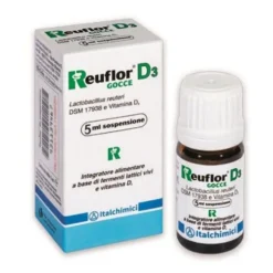Italchimici Reuflor D3 Gocce Integratore Alimentare Di Fermenti Lattici, 5ml