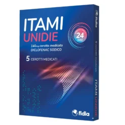 Itami Unidie Cerotto Medicato 140mg Diclofenac Sodico, 5 cerotti medicati