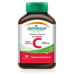Jamieson Vitamina C 1000 Timed Release Integratore, 100 Compresse