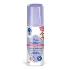 J Bimbi Max Protection Baby - Lozione repellente contro le zanzare e le zecche per i neonati, 75 ml