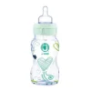 J Bimbi Trendy - Biberon Polipropilene Colore Verde Acqua 6m+, 330ml