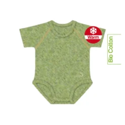 J Bimbi Warm - Melange Body Neonato 0-36 Mesi Verde, 1 body