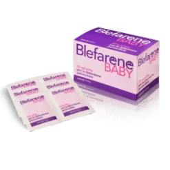Junia Pharma Blefarene Baby - Salviette per la detersione di palpebre e ciglia, 30 salviette