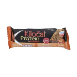Kilocal Protein barretta crunchy al caramello salato - Barretta proteica per la dieta a zona, 25 g