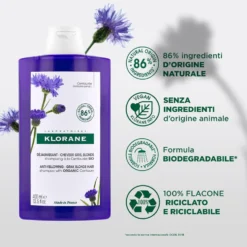 Klorane Centaurea - Shampoo Anti Giallo, 400ml