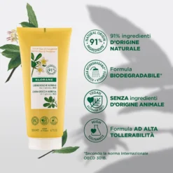 Klorane Fiore di Frangipane - Crema Doccia Nutritiva con Burro di Cupuacu, 200ml