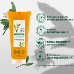 Klorane Fiori d'Arancio - Gel Doccia Nutritivo con Burro di Cupuacu, 200ml