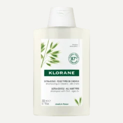 Klorane Latte D'Avena - Shampoo Ultra-Dolce per Tutti i Tipi di Capelli, 200ml