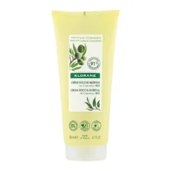 Klorane Latte di Mandorla - Crema Doccia Nutritiva con Burro di Cupuacu, 200ml