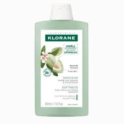 Klorane Latte di Mandorla - Shampoo Delicato per Tutti i Tipi di Capelli, 400ml