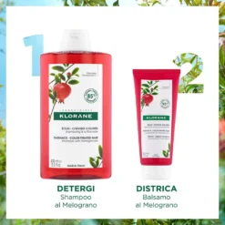Klorane Melograno - Balsamo Dopo Shampoo per Capelli Colorati, 200ml
