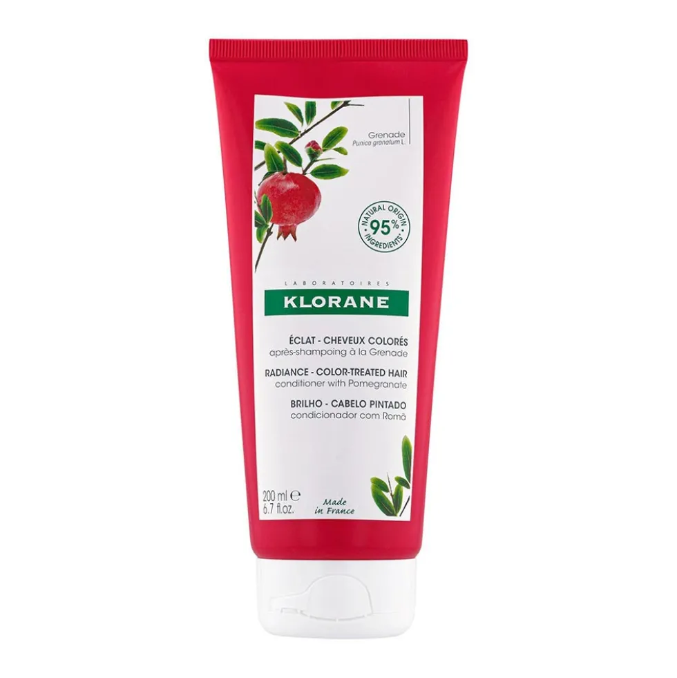 Klorane Melograno - Balsamo Dopo Shampoo per Capelli Colorati, 200ml