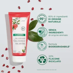 Klorane Melograno - Balsamo Dopo Shampoo per Capelli Colorati, 200ml