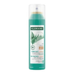 Klorane Ortica - Shampoo Secco all'Ortica e Vitamina E Purificante per Capelli Scuri, 150ml
