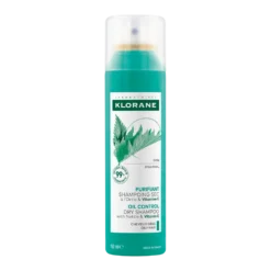 Klorane Ortica - Shampoo Secco all'Ortica & Vitamina E Purificante per Capelli Grassi, 150ml