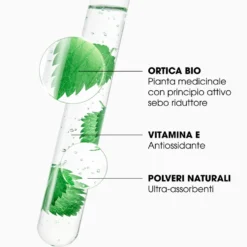 Klorane Ortica - Shampoo Secco all'Ortica & Vitamina E Purificante per Capelli Grassi, 150ml