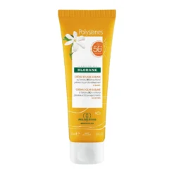 Klorane Polysianes - Crema Solare Sublime Protezione Alta SPF50+ Viso, 50ml
