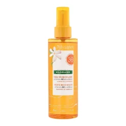 Klorane Polysianes - Olio Secco Spray Solare Corpo Capelli SPF30, 200ml