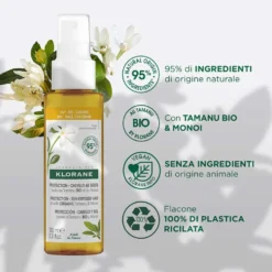 Klorane Tamanu BIO e Monoi - Olio Capelli al Tamanu BIO e Monoi, 100ml