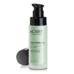 Korff Cure Make Up - Base Levigante Effetto Anti-Rossore Colore N.03 Vert, 30ml