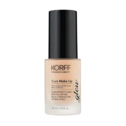 Korff Cure Make Up - Fondotinta Fluido Effetto Lifting Glow Colore N. 01, 30ml