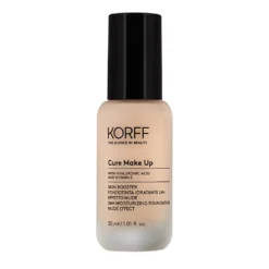 Korff Cure Make Up - Skin Booster Fondotinta Idratante 24H Effetto Nude 04, 30ml