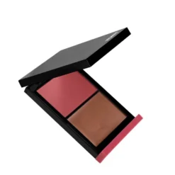 Korff Duo Terra e Fard Palette in crema per scolpire e illuminare il viso colore 02, 14 g