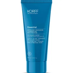 Korff Essential Latte All In One - Latte detergente, struccante e tonico per il viso, 200 ml