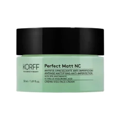 Korff Perfect Matt NC Crema Viso Antietà Opacizzante Anti-Imperfezioni, 50ml
