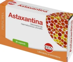 Kos Astaxantina - Integratore alimentare antiossidante e per le difese immunitarie, 30 capsule