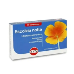 Kos Escolzia Notte - Integratore alimentare per il rilassamento e il sonno, 60 compresse