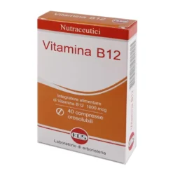 Kos Vitamina B12 1000 mcg - Integratore per il metabolismo energetico, 40 compresse orosolubili
