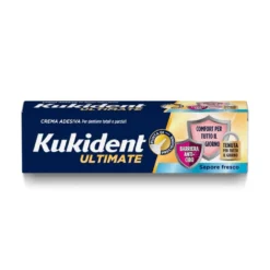 Kukident Ultimate Crema Adesiva per Dentiere Sapore Fresco, 40g